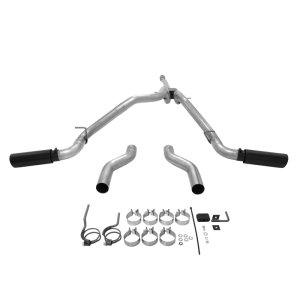 Chevrolet Silverado 1500 Performance Exhaust - Flowmaster - Outlaw Cat Back - Black - `09-`13