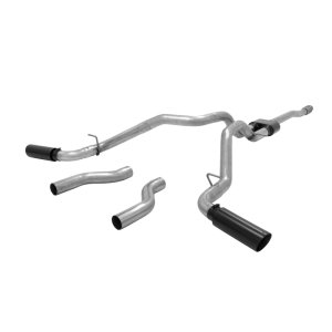 GMC Sierra 1500 Performance Exhaust - Flowmaster - Outlaw Cat Back - Black - `09-`13