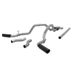 Dodge Ram 1500 Performance Exhaust - Flowmaster - Outlaw Cat Back - Black - `06-`08