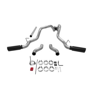 Dodge Ram 1500 Performance Exhaust - Flowmaster - Outlaw Cat Back - Black - `06-`08