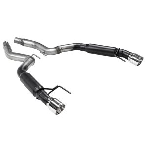 Ford Mustang Performance Exhaust - Rear - Flowmaster - Outlaw Series Axle-Back - Polished Stainless Steel - `15-`23