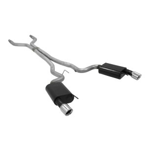 Ford Mustang Performance Exhaust - Flowmaster - American Thunder Cat-Back - Polished Stainless Steel - `15-`17