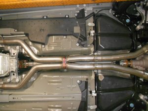 Ford Mustang Performance Exhaust - Flowmaster - American Thunder Cat-Back - Polished Stainless Steel - `15-`17