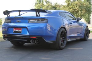 Chevrolet Camaro ZL1 Performance Exhaust - Rear - Flowmaster - American Thunder Axle-Back with Quad Tips - Polished - `16-`24