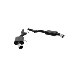 Ford Mustang GT Performance Exhaust - Rear - Flowmaster - American Thunder Axle-Back - Polished Stainless Steel - `15-`17
