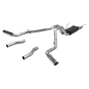 Ford F-250 Super Duty Performance Exhaust - Dual Exit - Flowmaster - Force II Cat-Back - `17-`26