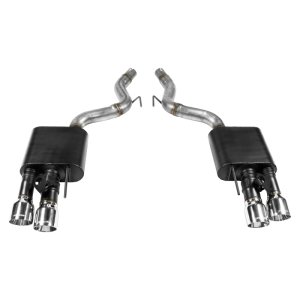 Ford Mustang GT Performance Exhaust - Rear - Flowmaster - American Thunder Axle-Back with Valves - Polished - `18-`23
