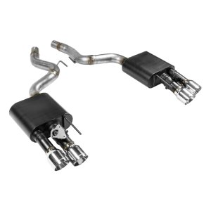 Ford Mustang GT Performance Exhaust - Rear - Flowmaster - American Thunder Axle-Back with Valves - Polished - `18-`23