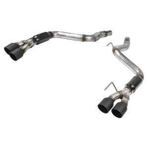 Ford Mustang GT Performance Exhaust - Rear - Flowmaster - Outlaw Series Axle-Back - Black - `18-`23