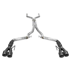 Ford Mustang GT Performance Exhaust - Flowmaster - Outlaw Cat-Back - Carbon Fiber - `18-`23