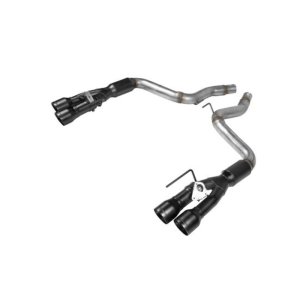 Ford Mustang Performance Exhaust - Flowmaster - Outlaw Series Axle-Back - Black Tips - Black - `18-`23