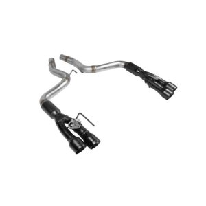 Ford Mustang Performance Exhaust - Flowmaster - Outlaw Series Axle-Back - Black Tips - Black - `18-`23