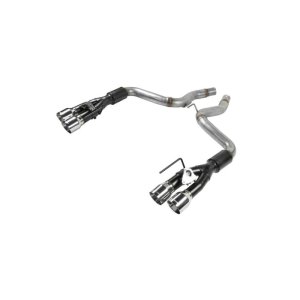 Ford Mustang GT Performance Exhaust - Rear - Flowmaster - Outlaw Series Axle-Back - Polished - `18-`23
