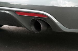 Ford Mustang Performance Exhaust - Rear - Flowmaster - Outlaw Series Axle-Back - Black - `15-`17