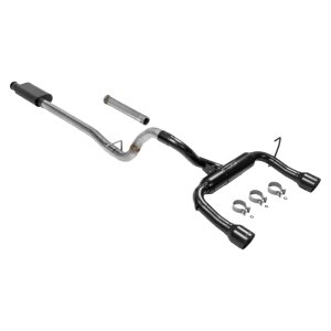 Jeep Wrangler JL Performance Exhaust - Flowmaster - Outlaw Cat-Back - Black - `18-`26
