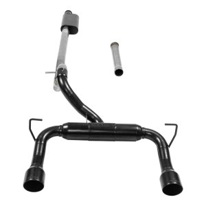 Jeep Wrangler JL Performance Exhaust - Flowmaster - Outlaw Cat-Back - Black - `18-`26