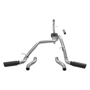 Chevrolet Silverado 1500 Performance Exhaust - Flowmaster - Cat-Back Exhaust, Outlaw, Super 10 Series - Black - `19-`26