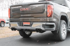 GMC Sierra 1500 Performance Exhaust - Flowmaster - American Thunder Cat-Back, Quad Tips - Black - `19-`23