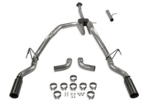 RAM 1500 Performance Exhaust - Flowmaster - Outlaw Cat-Back - Black - `19-`24