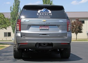 Chevrolet Tahoe Performance Exhaust - Single Out Rear Exit - Flowmaster - Force II Cat-Back - Polished - `21-`26
