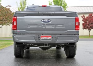 Ford F-150 Performance Exhaust - Rear and Side Exit - Flowmaster - Outlaw Cat-Back - Black - `21-`26