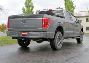 Ford F-150 Performance Exhaust - Rear and Side Exit - Flowmaster - Outlaw Cat-Back - Black - `21-`26