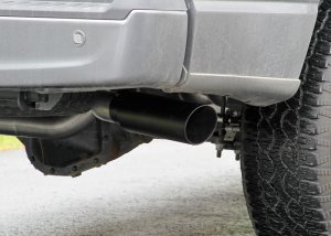 Ford F-150 Performance Exhaust - Rear and Side Exit - Flowmaster - Outlaw Cat-Back - Black - `21-`26