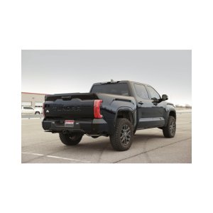 Toyota Tundra Performance Exhaust - Flowmaster - Outlaw Cat-Back, Dual out Rear or Side Exit, Black Ceramic Coated Tips - `22-`26