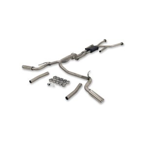 Toyota Tundra Performance Exhaust - Dual Rear/Side Exit - Flowmaster - American Thunder Cat-Back - `22-`26