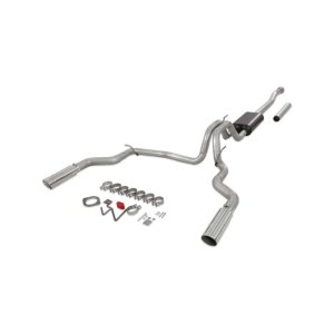 Ford F-150 Performance Exhaust - Rear - Flowmaster - Force II Cat-Back - Polished - `21-`26