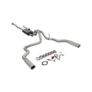 Ford F-150 Performance Exhaust - Rear - Flowmaster - Force II Cat-Back - Polished - `21-`26