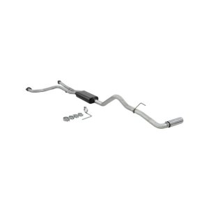 Nissan Frontier Performance Exhaust - Single Rear Exit - Flowmaster - American Thunder Cat-Back - Polished Stainless Steel - `22-`26