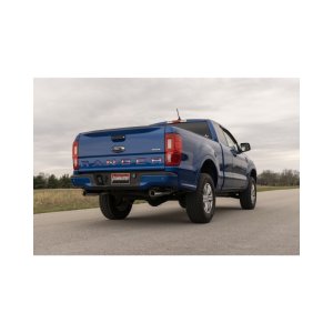 Ford Ranger Performance Exhaust - Dual Exit - Flowmaster - American Thunder Cat-Back + Outlaw Series Muffler - `19-`23