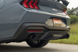 Ford Mustang GT Performance Exhaust - Flowmaster - Outlaw Cat Back, Black Tip, Non-Valved - Black - `24-`26