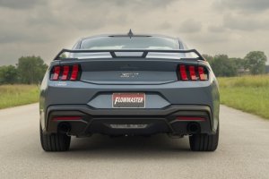 Ford Mustang GT Performance Exhaust - Flowmaster - Outlaw Cat Back, Black Tip, Non-Valved - Black - `24-`26