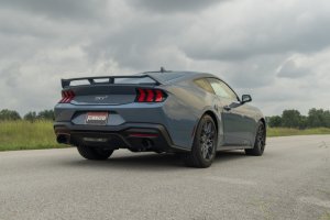 Ford Mustang GT Performance Exhaust - Flowmaster - Outlaw Cat Back, Black Tip, Non-Valved - Black - `24-`26