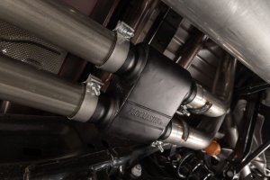 RAM 1500 Performance Exhaust - Flowmaster - Outlaw Cat Back - Black - `25-`26
