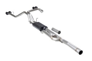 Chevrolet Silverado Performance Exhaust - Flowmaster - American Thunder Cat-Back - Black - `24-`26
