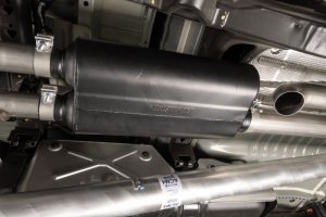 Chevrolet Silverado Performance Exhaust - Flowmaster - American Thunder Cat-Back - Black - `24-`26