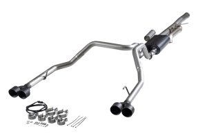 Chevrolet Silverado Performance Exhaust - Flowmaster - American Thunder Cat-Back - Black - `24-`26