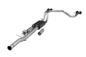 GMC Sierra Performance Exhaust - Flowmaster - American Thunder Cat-Back - Black - `24-`26