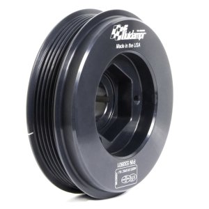 Honda S2000 Harmonic Balancer - Fluidampr - Steel, Internally Balanced, SFI 18.1 - Black - `00-`09