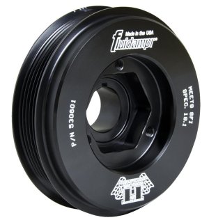 Honda S2000 Harmonic Balancer - Fluidampr - Steel, Internally Balanced, SFI 18.1 - Black - `00-`09