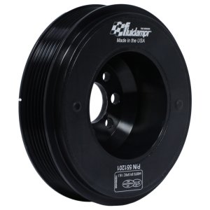 Volkswagen VW Engine Harmonic Balancer - Fluidampr - Steel Internally Balanced Damper - Black Zinc Chromate - `00-`05