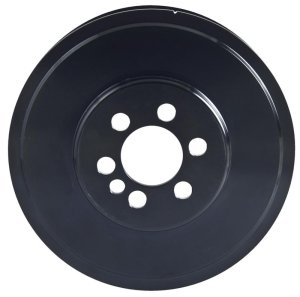 Volkswagen FSI Engine Harmonic Balancer - Fluidampr - Steel Internally Balanced Damper - Black Zinc Chromate - `06-`08 Volkswagen FSI Engine Harmonic Balancer - Fluidampr - Steel Internally Balanced Damper - Black Zinc Chromate - `06-`08