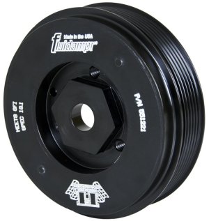 Audi TT Engine Harmonic Balancer - Fluidampr - Steel Internally Balanced - Black Zinc Chromate - `03-`10 Audi TT Engine Harmonic Balancer - Fluidampr - Steel Internally Balanced - Black Zinc Chromate - `03-`10