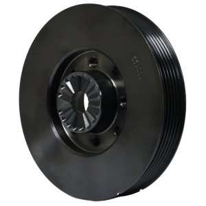 Volkswagen Passat Engine Harmonic Balancer - Fluidampr - Steel Internally Balanced - Black Zinc - `08-`13