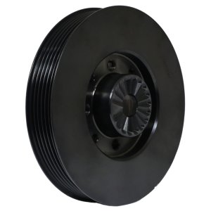 Volkswagen Passat Engine Harmonic Balancer - Fluidampr - Steel Internally Balanced - Black Zinc - `08-`13