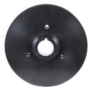 Mitsubishi Evolution Crankshaft Damper - Fluidampr - Internally Balanced - Black Zinc Chromate - `08-`15