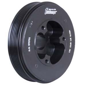 Mitsubishi Evolution Crankshaft Damper - Fluidampr - Internally Balanced - Black Zinc Chromate - `08-`15